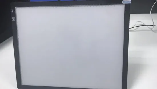 Placa de rastreamento multifuncional A3 LED com temperatura de 3 cores LED Tablet de luz com suporte giratório ajustável